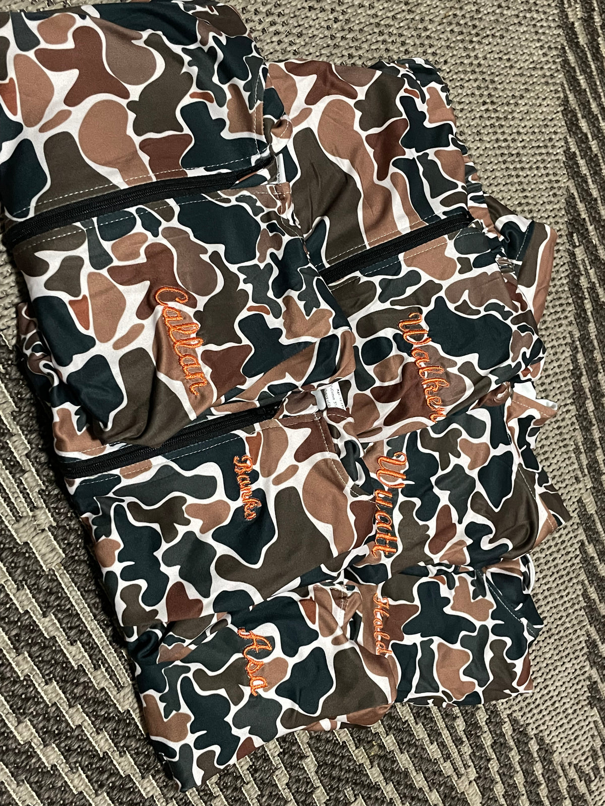 Embroidery Camo Kids Jacket