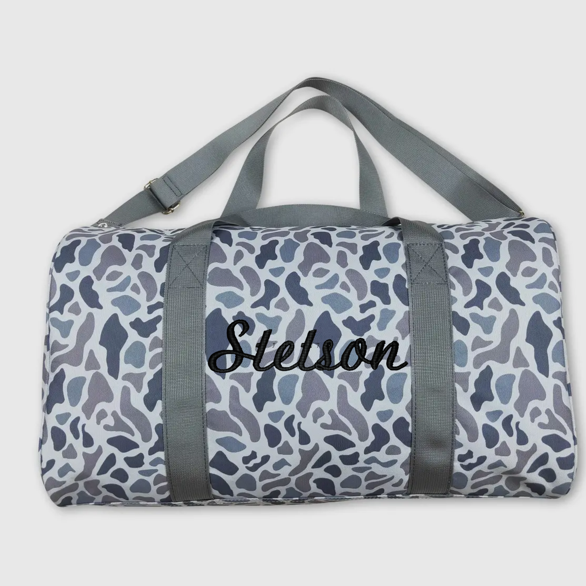 Embroidery Camo Duffel Bag