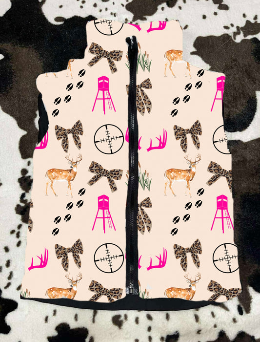 Girly Hunting Kids Pullover Vest