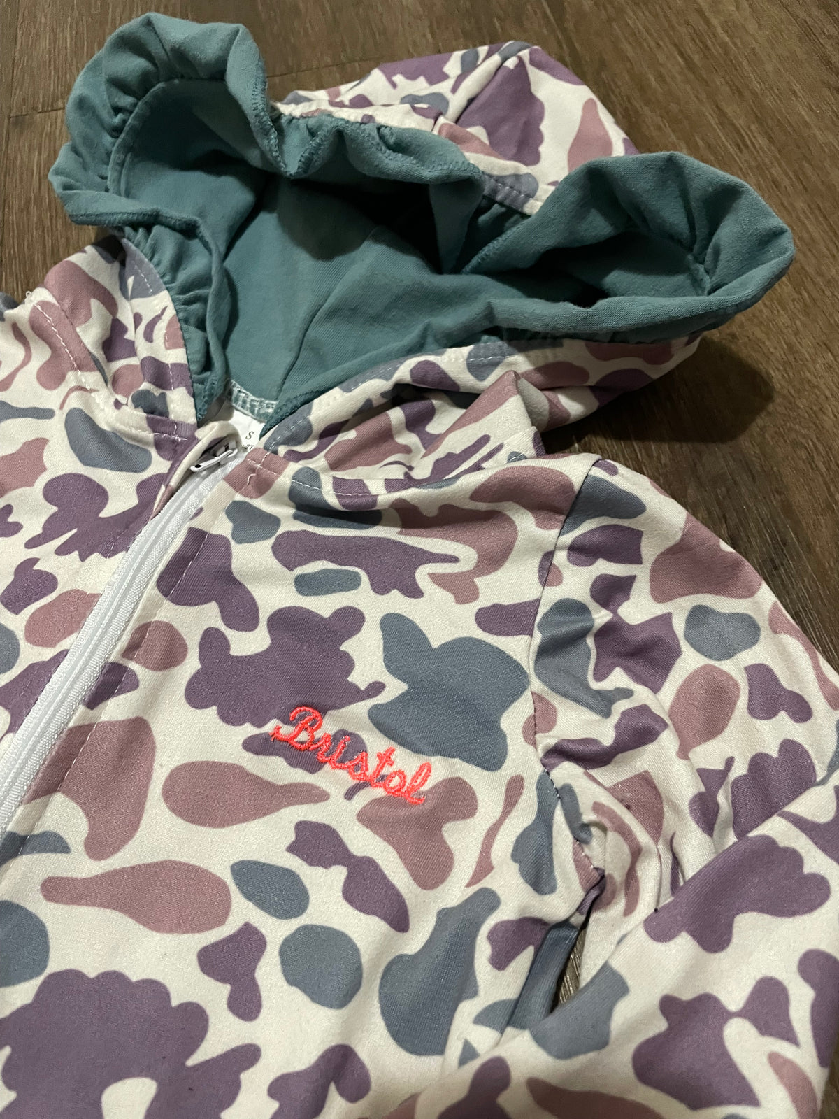 Embroidery Camo Kids Jacket