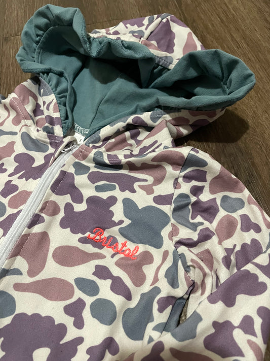 Embroidery Camo Kids Jacket