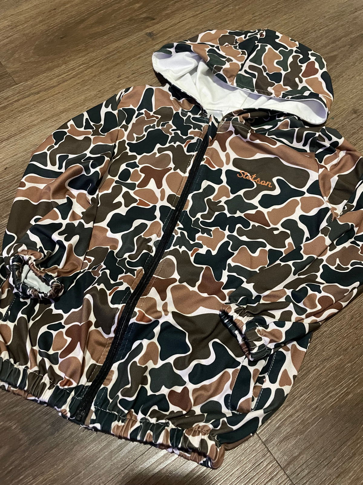Embroidery Camo Kids Jacket