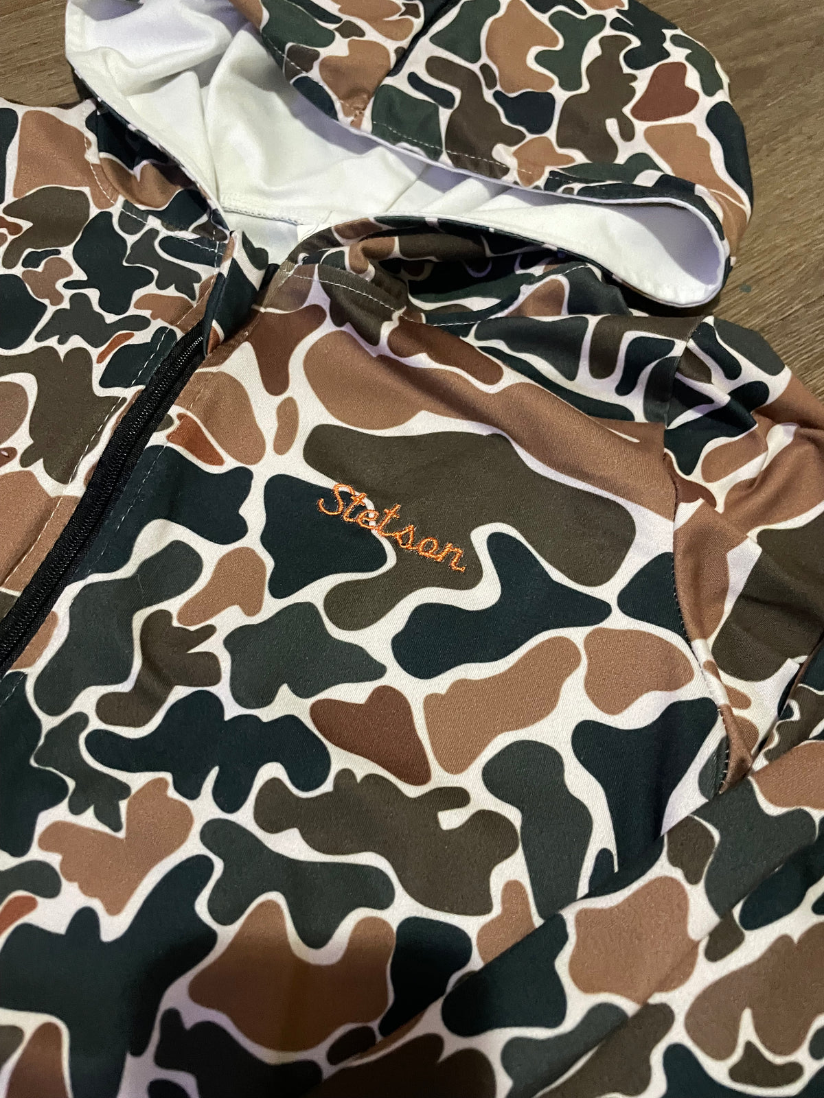 Embroidery Camo Kids Jacket