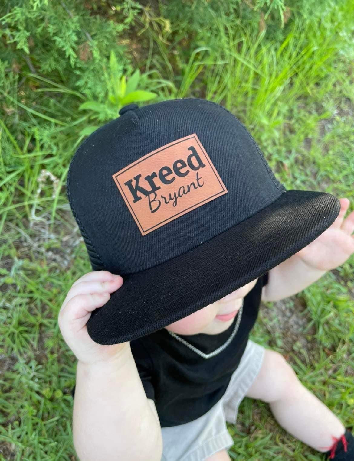 Custom Name, Brand, Logo Kids Hats