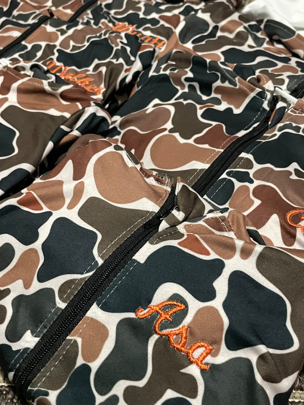 Embroidery Camo Kids Jacket