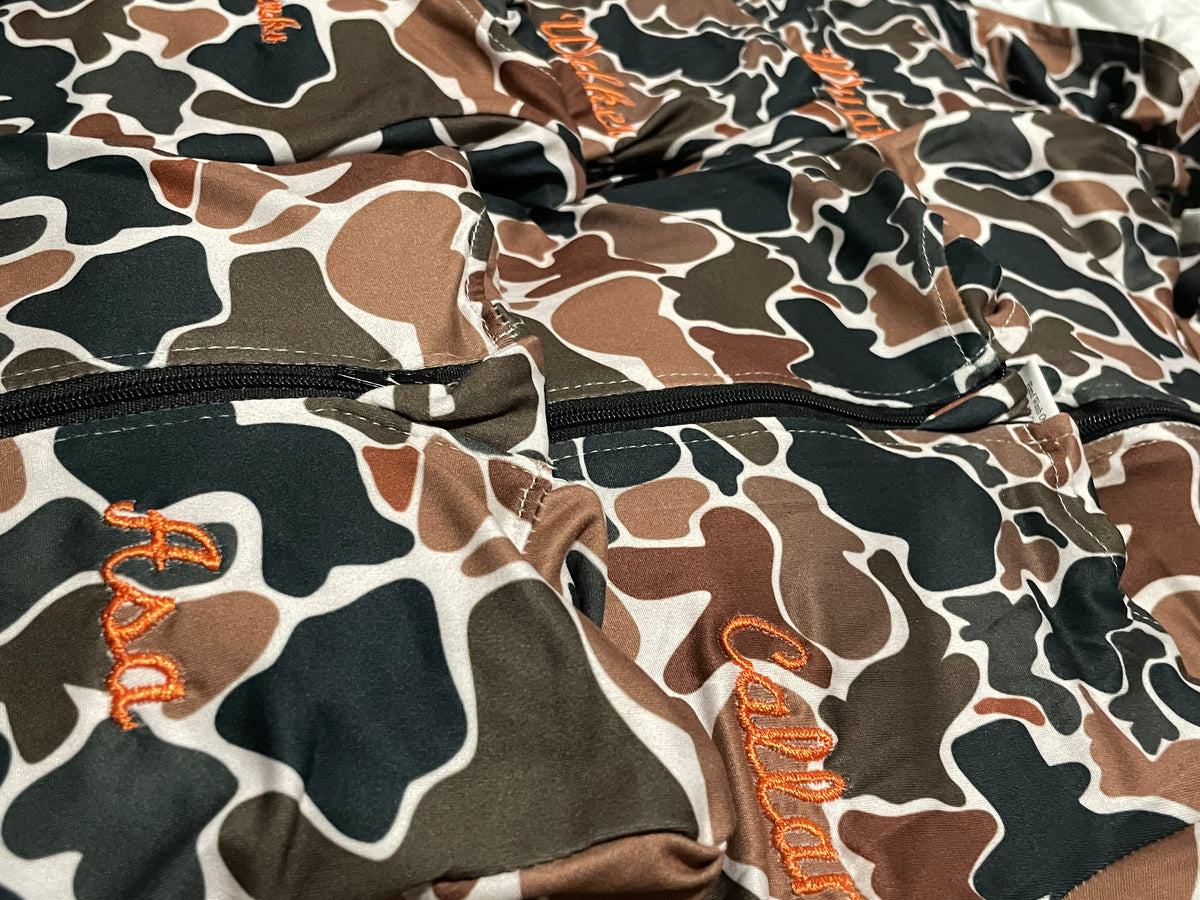 Embroidery Camo Kids Jacket