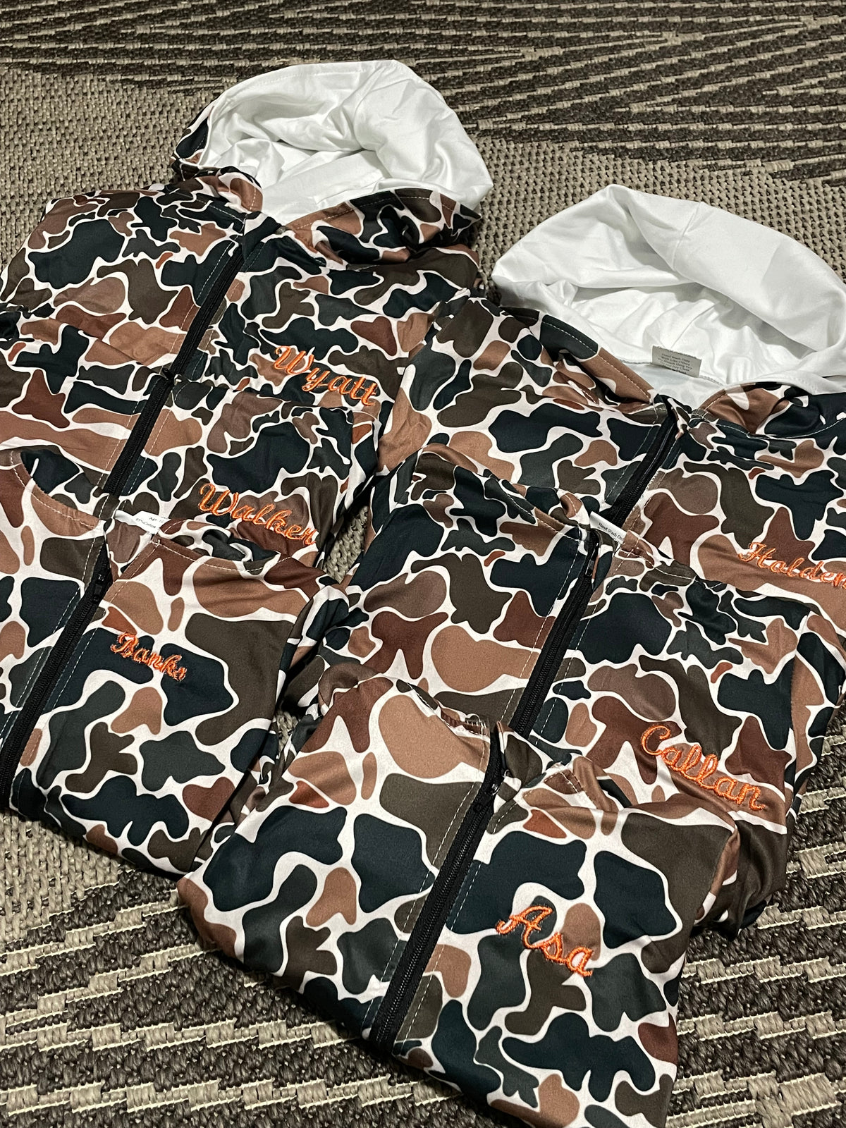 Embroidery Camo Kids Jacket