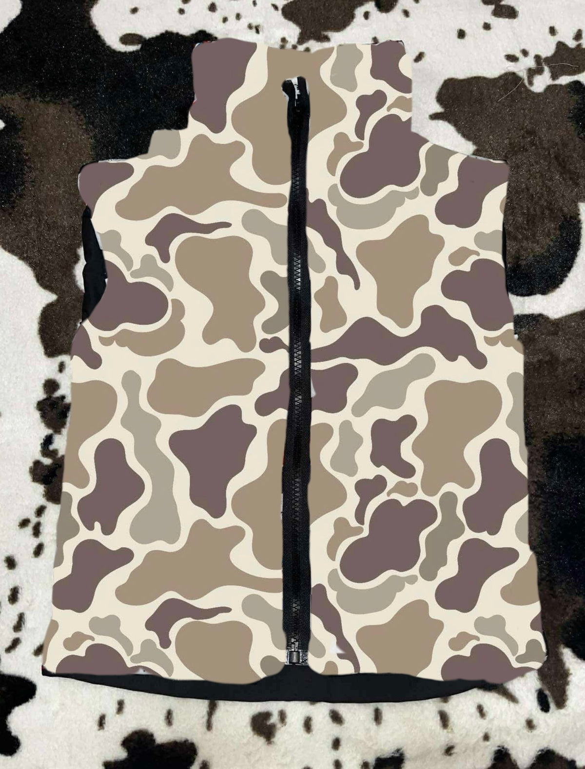 Camo Kids Pullover Vest