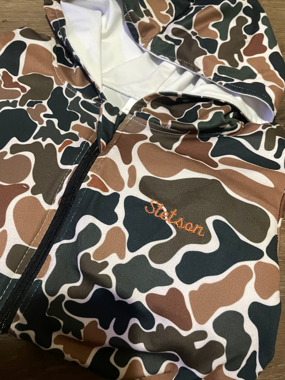 Embroidery Camo Kids Jacket