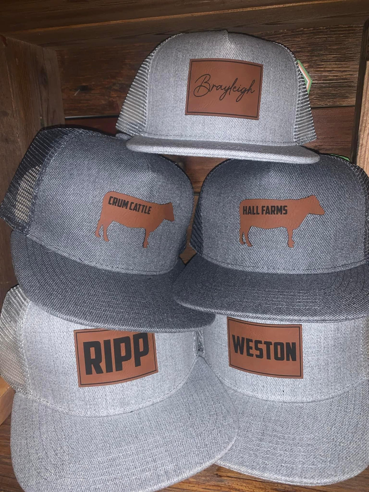 Custom Name, Brand, Logo Kids Hats