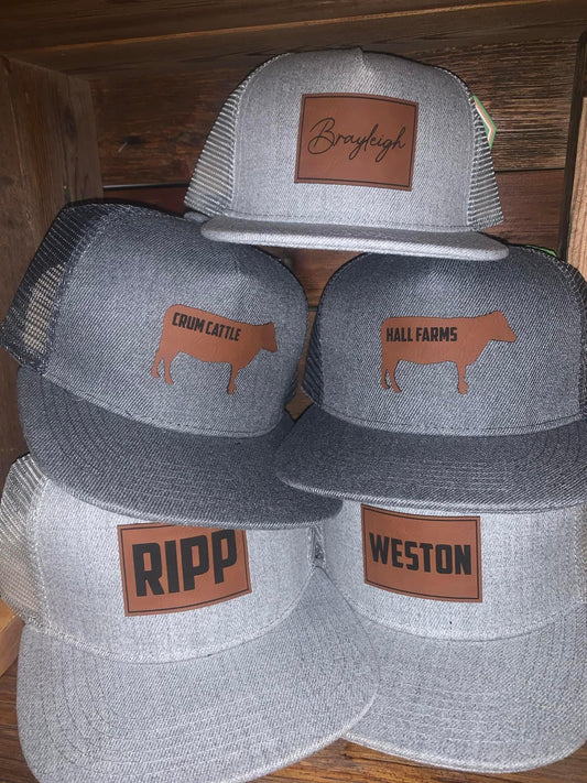 Custom Name, Brand, Logo Kids Hats