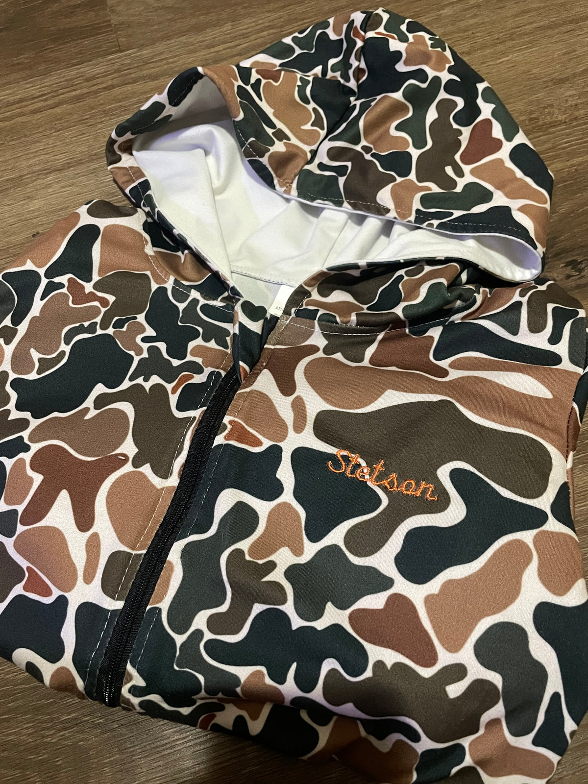 Embroidery Camo Kids Jacket